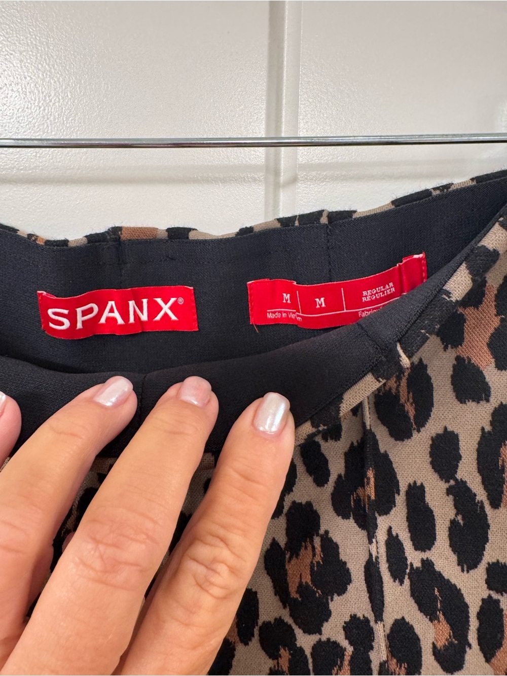SPANX Leopard Print Flared Pants - Brown & Black - Picture 4 of 5